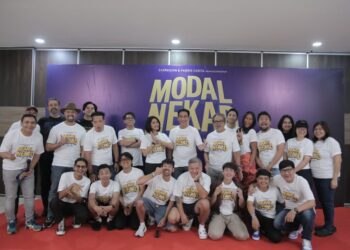 Gading Marten, Gisella Anastasia dan Gempi Reunian di Film Modal Nekad