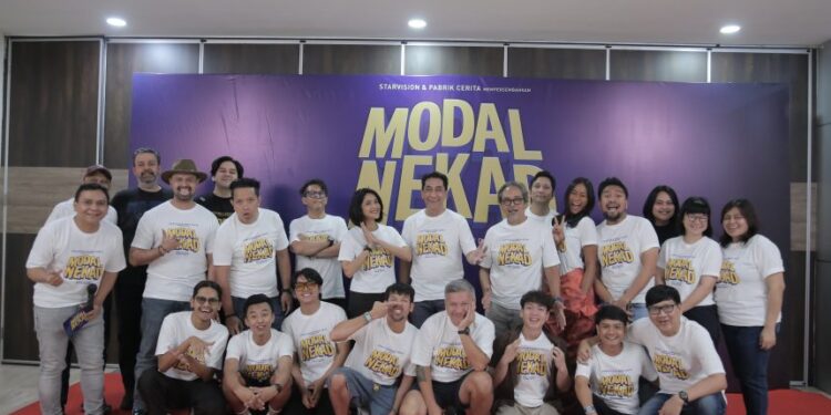 Gading Marten, Gisella Anastasia dan Gempi Reunian di Film Modal Nekad