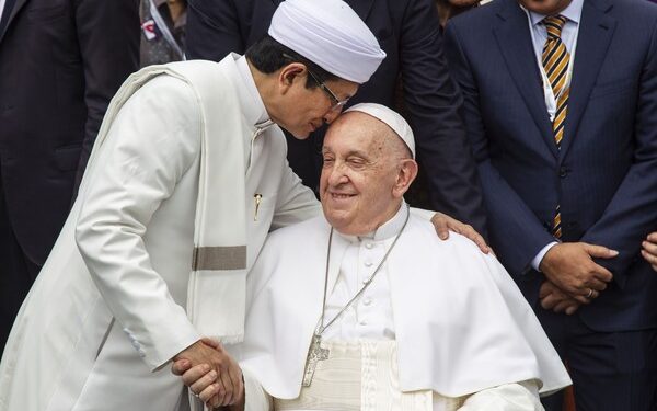 Kedatangan Paus Fransiskus di Masjid Istiqlal Disambut Lantunan Ayat Alquran
