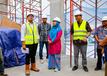 Tinjau Pembangunan Gedung SDN Ciputat 1, Pilar Optimistis Selesai Lebih Cepat