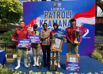 Polres Tangsel Raih Juara Umum Baris Berbaris Tingkat Polda