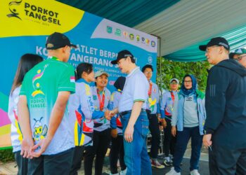 Ini Pesan PJs Wali Kota Tangsel Saat Hadiri Kirab Atlet di CFD BSD