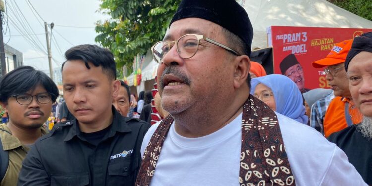 Jika Terpilih, Rano “Si Doel” Janji Bakal ke Balaikota Naik MRT