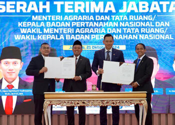 Sertijab di Kementerian ATR/BPN, Nusron Wahid Siap Lanjutkan yang Dirintis para Pemimpin Pendahulu