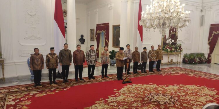 Diumumkan Presiden Prabowo dari Istana Merdeka, Berikut Susunan Lengkap Kabinet Merah Putih