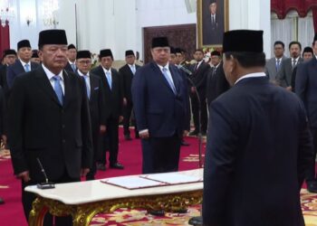 48 Menteri dan Lima Kepala Lembaga Kabinet Merah Putih Resmi Dilantik Presiden Prabowo