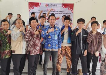 Panwascam Ciptim Gelar Sosialisasi Pengawasan Partisipatif Pemilih Pemula