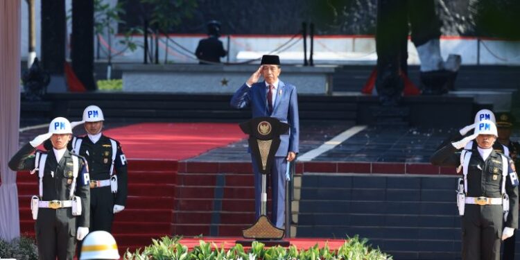 Presiden Jokowi Pimpin Upacara Hari Kesaktian Pancasila di Lubang Buaya