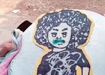 Viral Pancake Bergambar Vadel Badjideh, Netizen: Auto Nggak Selera Makan