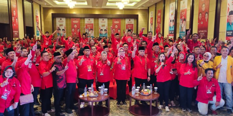 Rakercabsus PDI-P Tangsel, Wanto: Pilkada Banten Siap Menangkan Nomor Urut Satu