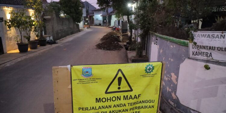 Perbaikan Ruas Jalan Reni Jaya – Witana Harja Telah Mencapai 90 Persen