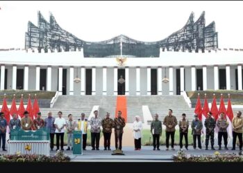 Presiden Jokowi Resmikan Istana Negara IKN