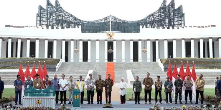 Presiden Jokowi Resmikan Istana Negara IKN