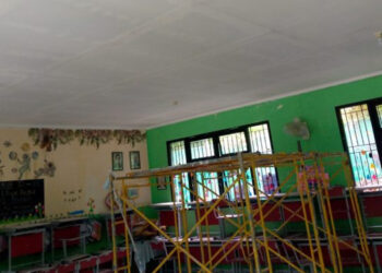 Disdikbud Tangsel Gerak Cepat Perbaiki Plafon Runtuh SDN Pondok Ranji 04