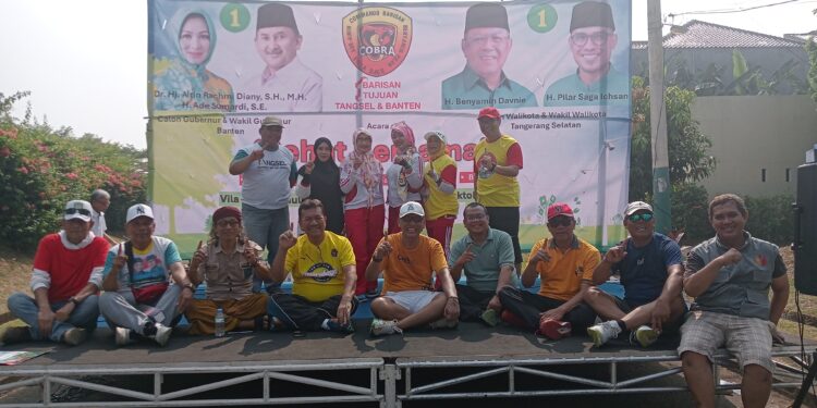 Dukung Paslon Nomor Satu, Relawan Cobra Gelar Kegiatan “Sehat Bersama”