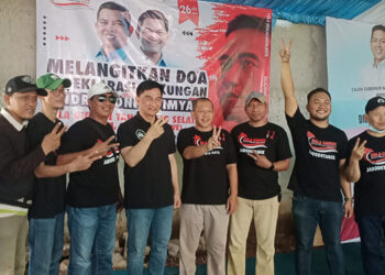 Bala Gibran Tangsel Deklarasikan Dukungan kepada Andra-Dimyati dan Rama-Shinta