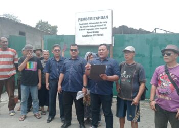 Diduga ada Intimidasi, Ahli Waris Pasang Plang Atas Tanah di Cirendeu