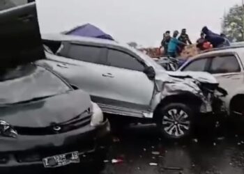 Jasa Marga Masih Evakuasi Kendaraan yang Terlibat Kecelakaan di KM 92