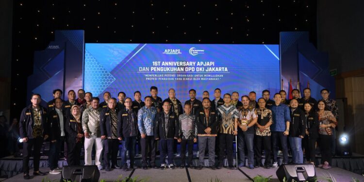 APJAPI Rayakan HUT Pertama dan Kukuhkan 21 Pengurus DPD DKI Jakarta