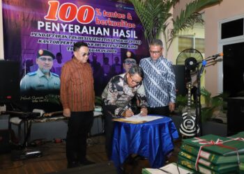 Kakanwil BPN Banten Apresiasi Kantah Kabupaten Tangerang yang Tuntaskan PTSL 2024