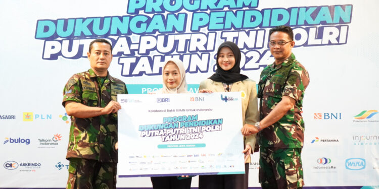 Peringati Hari Pahlawan, BRI Salurkan Bantuan Beasiswa Bagi Anak TNI dan Polri