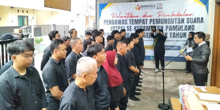 Sebanyak 27 Orang Dilantik Susulan sebagai PTPS Kecamatan Pamulang