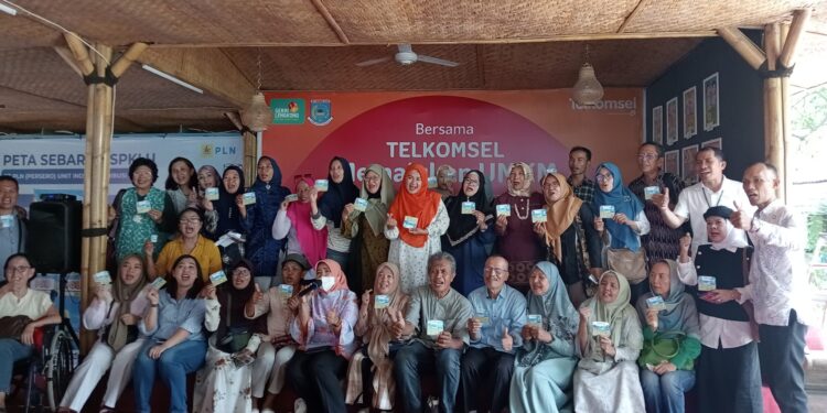 Majukan UMKM, Gerai Lengkong Bersama Telkomsel Gelar Pelatihan Digital Marketing