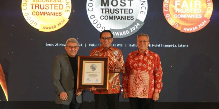 Unggul Dalam Tata Kelola, BRI Dinobatkan sebagai The Most Trusted Company 2024
