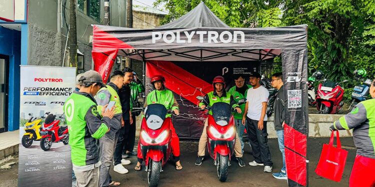Kolaborasi dengan Gojek: Motor Listrik POLYTRON FOX-R Jadi Pilihan Masa Depan