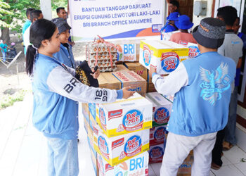Gerak Cepat BRI Peduli Bantu Korban Terdampak Erupsi Gunung Lewotobi Laki-Laki
