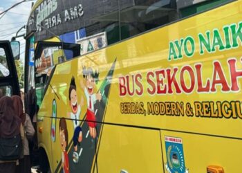 Berikut Lima Rute Bus Sekolah Gratis Terbaru di Kota Tangsel