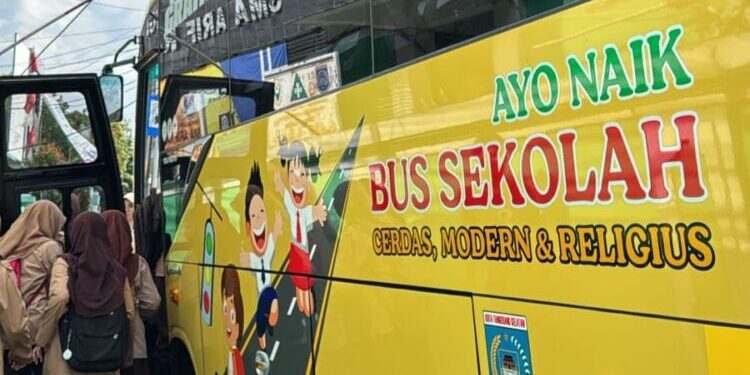 Berikut Lima Rute Bus Sekolah Gratis Terbaru di Kota Tangsel