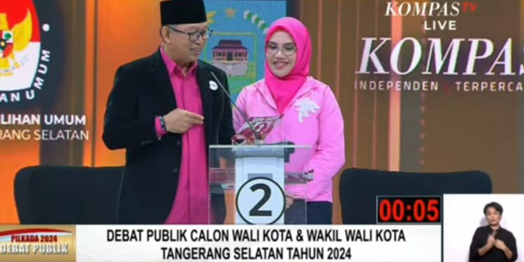Debat Pilkada Tangsel, Rama-Shinta Berkomitmen Sejahterakan Warga