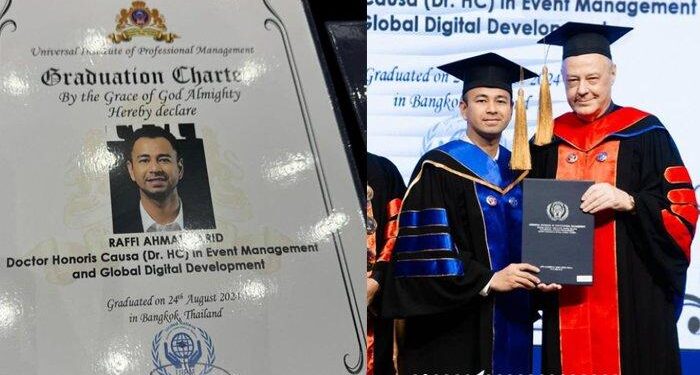 Selain Kampus Abal-Abal dan Tak Terdaftar, Diduga Pemberi Gelar Doktor ke Raffi Ahmad Profesor Gadungan
