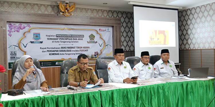 Cegah Kekerasan terhadap Perempuan & Anak, Pemkot bersama Kemenag Tangsel Susun Buku Nasihat Tokoh Agama