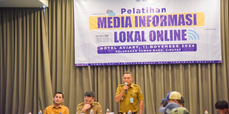 Tingkatkan Literasi Digital, Diskominfo Tangsel Gelar Pelatihan Media Informasi