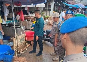 Atasi Keterlambatan Pembangunan Drainase dan Pedestrian, Aparat Gabungan Tertibkan Ratusan Pedagang di Jalan H. Usman