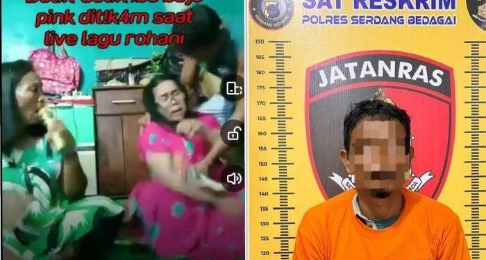 Sadis! Suami Tikam Istri Hingga Tewas Saat Live Karaoke di Medsos, Pelaku Berhasil Diamankan