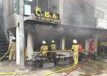 Tabung Gas Bocor, Sebuah Restoran di Ciputat Timur Kebakaran