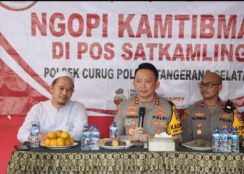 Gelar Ngopi Kamtibmas, Kapolres Tangsel Sampaikan Pesan Penting