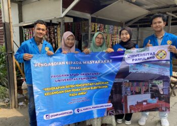 PKM Unpam: Penerapan Sistem Pencatatan Laporan Keuangan dan Pembayaran Elektronik pada UMKM