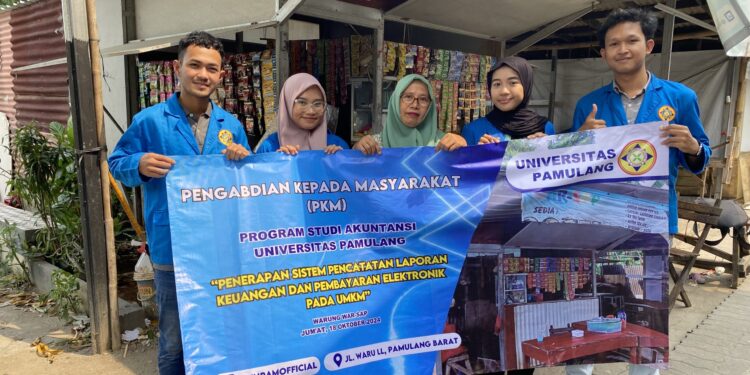 PKM Unpam: Penerapan Sistem Pencatatan Laporan Keuangan dan Pembayaran Elektronik pada UMKM