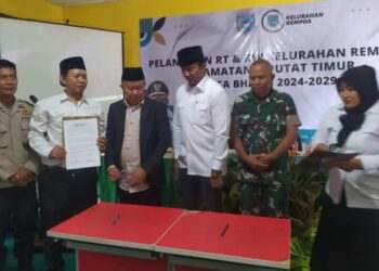 Ketua RT/RW Masa Bakti 2024-2029 se-Kelurahan Rempoa Resmi Dilantik