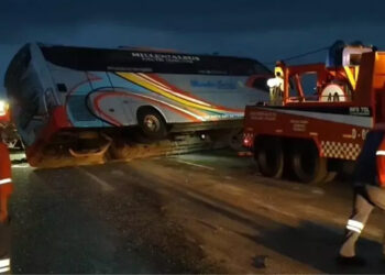 Bus Rosalia Indah Terguling di Tol Kanci-Pejagan, Polisi Ungkap Dugaan Utama Penyebab Kecelakaan