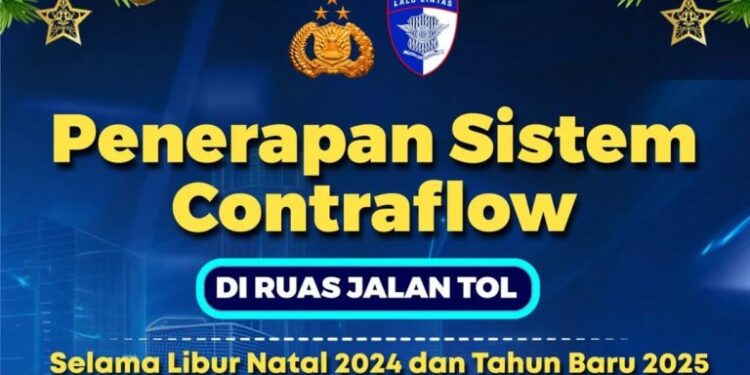 Jadwal Contraflow di Ruas Jalan Tol Selama Libur Nataru
