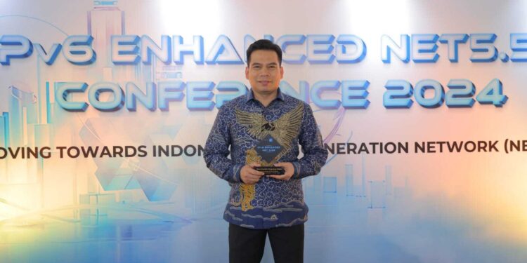 Diskominfo Tangsel Raih Penghargaan Implementator IPv6 Terbaik dari Komdigi