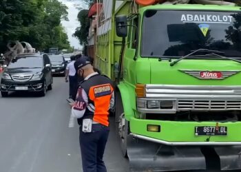 35 Truk Kembali Terjaring dalam Razia Operasi Gabungan di Tangsel