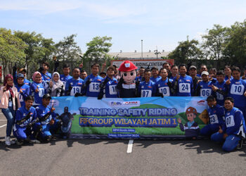 Tingkatkan Keselamatan Berkendara, FIFGROUP dan MPM Honda Jatim Gelar Pelatihan Safety Riding