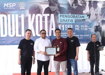 Bakti Sosial, DPRD Tangsel Bersama MSP Gelar Pengobatan Gratis