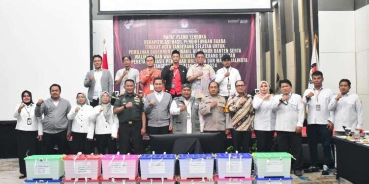 KPU Tangsel Gelar Rapat Pleno Terbuka Rekapitulasi Suara Pilkada Serentak, Berikut Hasilnya